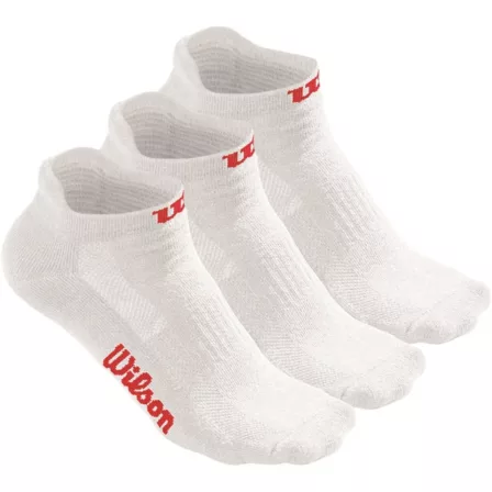 Wilson No Show Sokker Hvid 3 Pak Dame