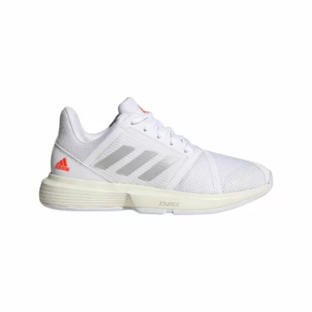 Adidas CourtJam Bounce Dame Cloud White/Silver Metallic