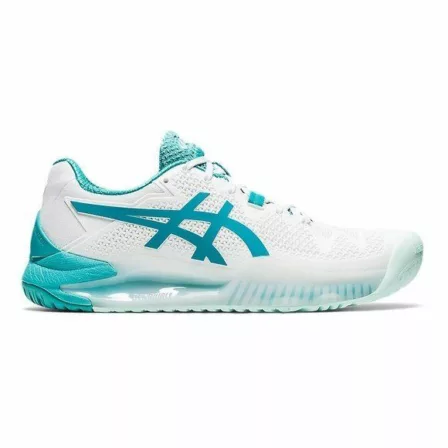 Asics Gel-Resolution 8 Dame Hvid/Blå