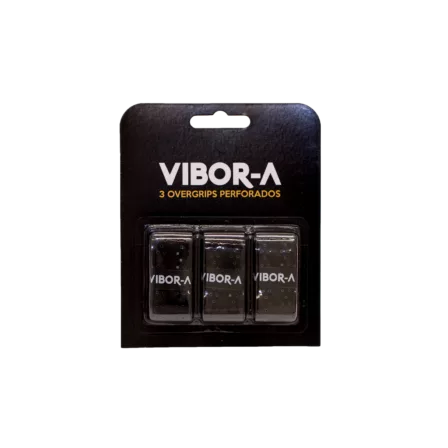 Vibor-A Blister 3 Pack Overgrips Pro Perf Black