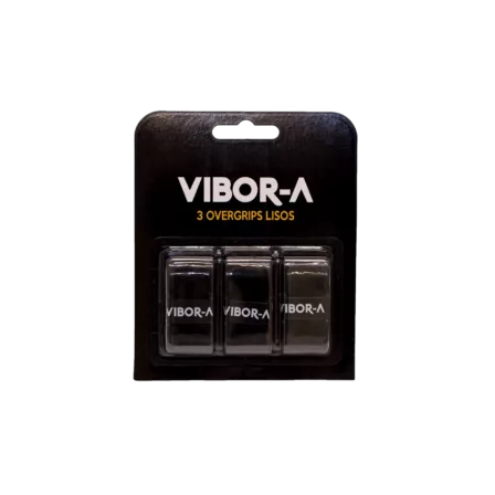 Vibor-A Blister 3 Pack Overgrips Pro Soft Black