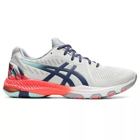 Asics Netburner Ballistic FF 2 Glacier Grey/Sunrise Red