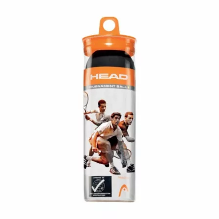 Head Tournament Squashbolde 3 stk.