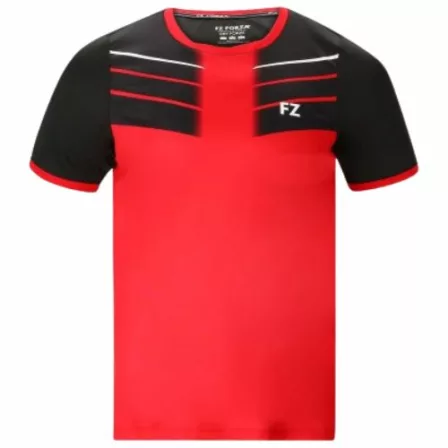 Forza Check Junior T-shirt Chinese Red