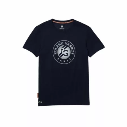 Lacoste Sport Roland Garros Edition Organic Cotton T-Shirt Navy
