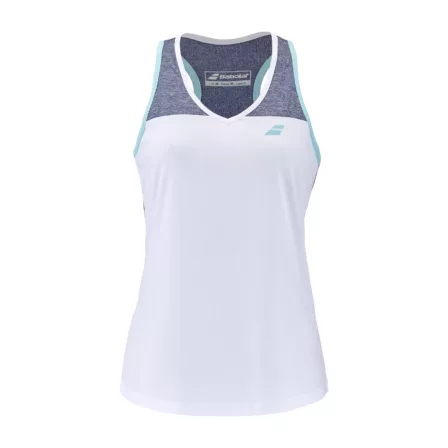 Babolat Play Tank Top Women White/Blue