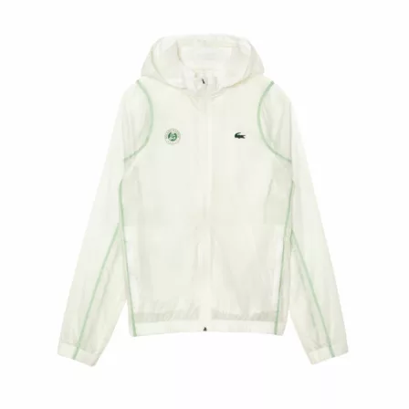 Lacoste Sport Roland Garros Edition After-Match Jacket White/Green