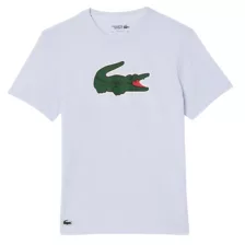 Lacoste Ultra-Dry Croc Print T-shirt Light Blue