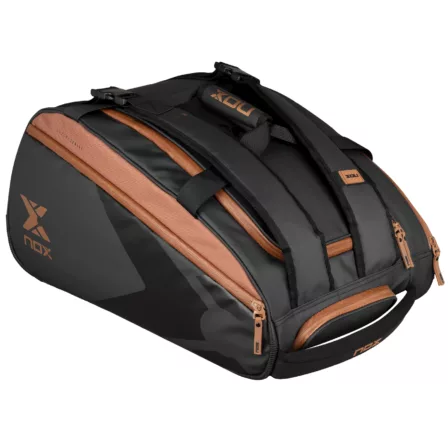 Nox Luxury Open Series Padelbag Black/Brown (PRE-ORDER)