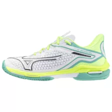 Mizuno Wave Exceed Tour 6 CC Women White/Black/Mizuno Lime