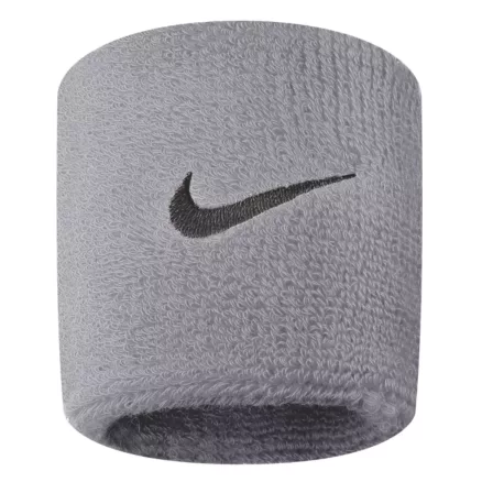 Nike Swoosh Wristbands 2-Pack Matte Silver/Black