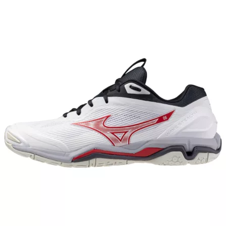 Mizuno Wave Stealth 6 White/Salsa/Black - OLD