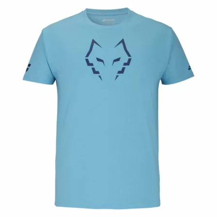 Babolat Cotton Tee Lebrón Cyan Blue
