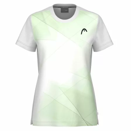 Head Tie-Break T-shirt Women White/Celery Green