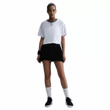 Nike Heritage Women Dri-FIT Short-Sleeve Cropped T-Shirt White