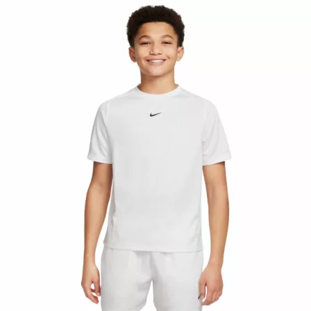 Nike Multi Boys Dri-FIT Short-Sleeve Top White
