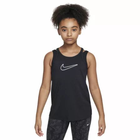 Nike One Classic Girls Dri-FIT Tank Top Black
