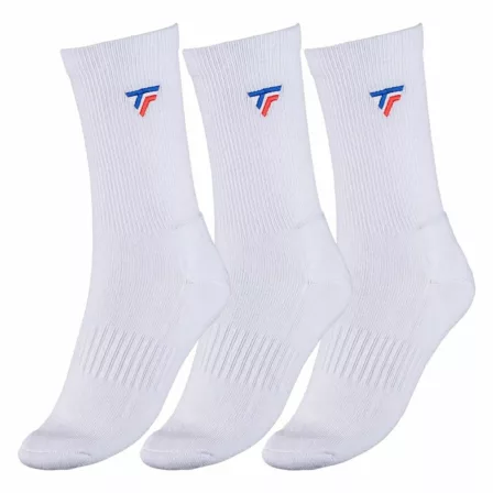 Tecnifibre High Cut Socks 3-Pack White