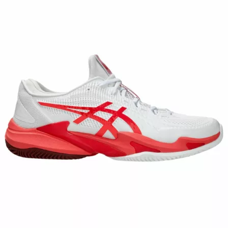 Asics Court FF 3 Novak Clay White/Electric Red