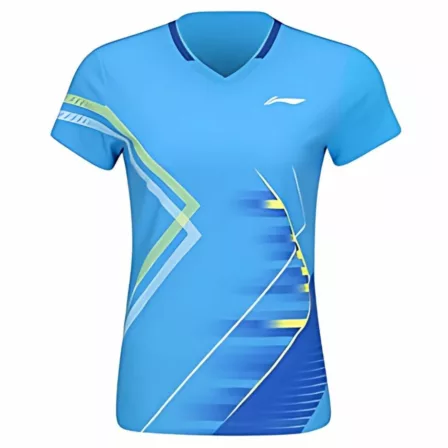 Li-Ning AAYV046-4 Players Women T-shirt Blue