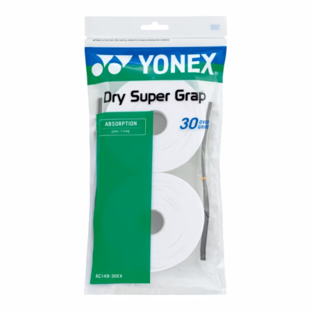 Yonex Dry Super Grap 30-Pack White
