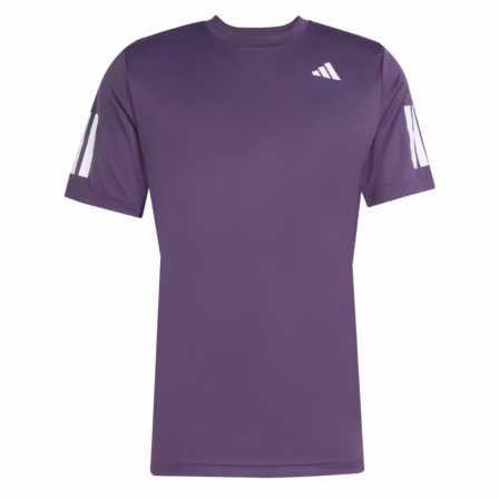 Adidas Club Climacool 3-Stripes T-shirt Aurora Plum