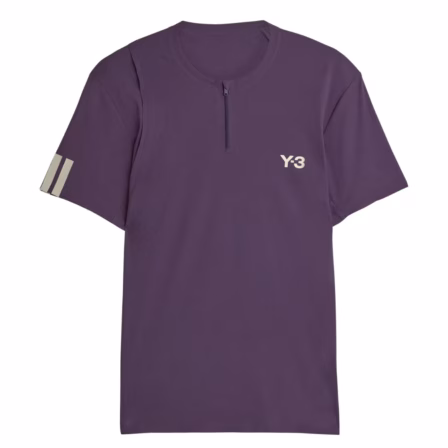 Adidas Y-3 Pro FreeLift Zip T-shirt Aurora Plum