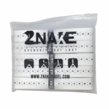Znake Viper Padel Sticky Overgrip 5-Pack White