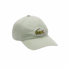 Lacoste Crocodile Badge Cotton Twill Cap Thyme