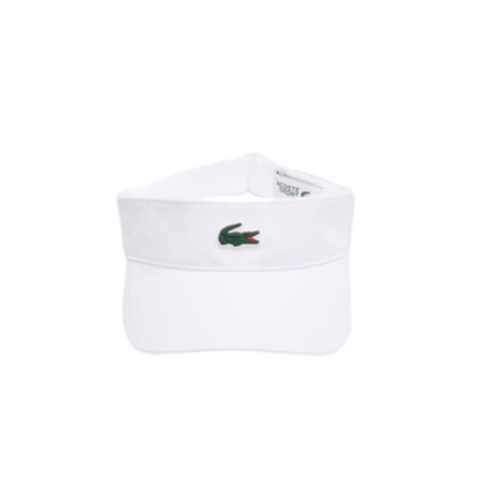 Lacoste Diamond Taffeta Sport Visor White
