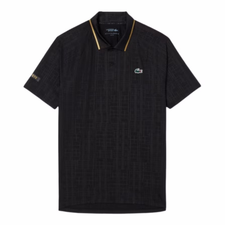 Lacoste Tennis x Novak Djokovic On Court Polo Shirt Black
