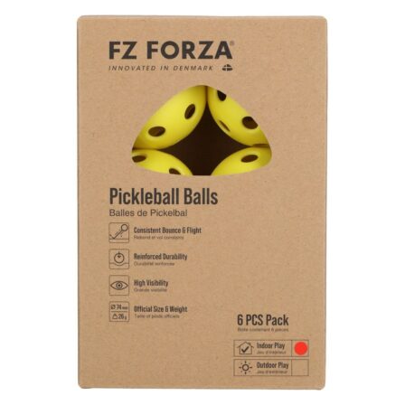Forza Match Indoor Ball Pickleball 6 stk.